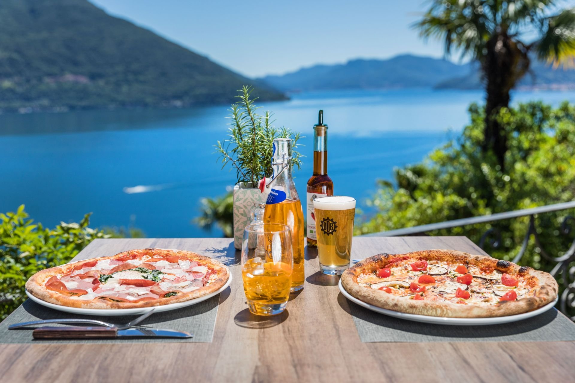 Pizza with a view